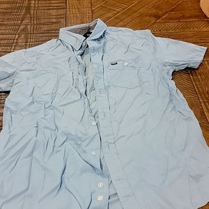 Light blue Hurley button down